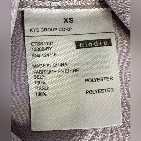 Elodie (Nordstrom) Soft Lavender Blouse - Picture 5 of 5